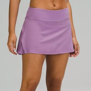 NWT lululemon Play Off Pleats Skirt Wis Purple 4